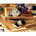 Store Display Plain Wooden Gift Basket Crates (8"x10 1/2"x2 1/2")